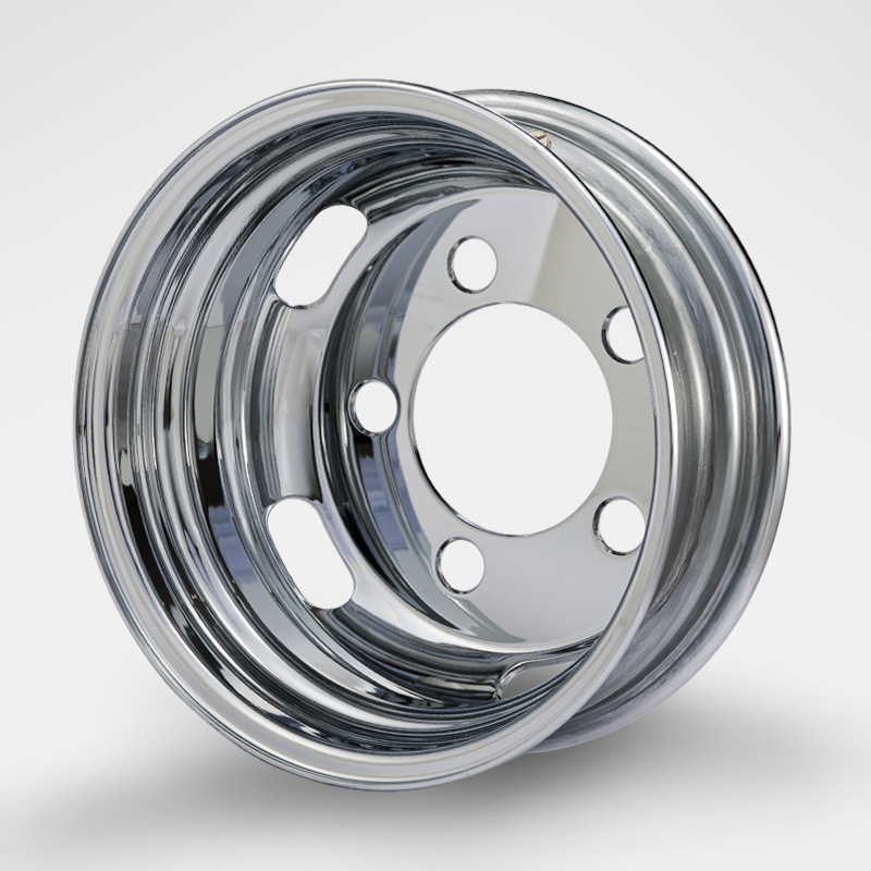 DOT-X トラック用メッキホイール 15×5 オフセット110 5穴 2t トヨタ ダイナ・日野 デュトロ リア用 中国製