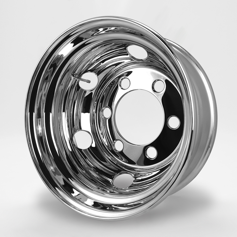 DOT-X 大型 4t トラック用メッキホイール 17.5×6.00 オフセット119 JIS 6穴 リア用 中国製
