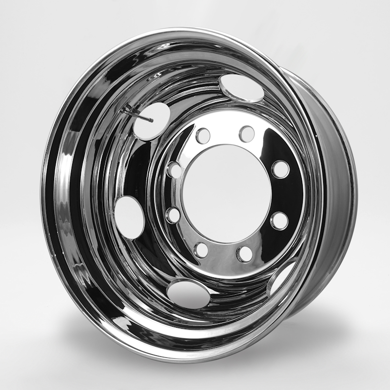 DOT-X 大型 トラック用メッキホイール 22.5×7.50 JIS 8穴 リア用 中国製