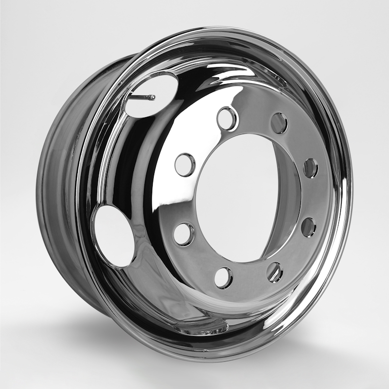 DOT-X 大型 トラック用メッキホイール 22.5×7.50 JIS 8穴 フロント用 中国製