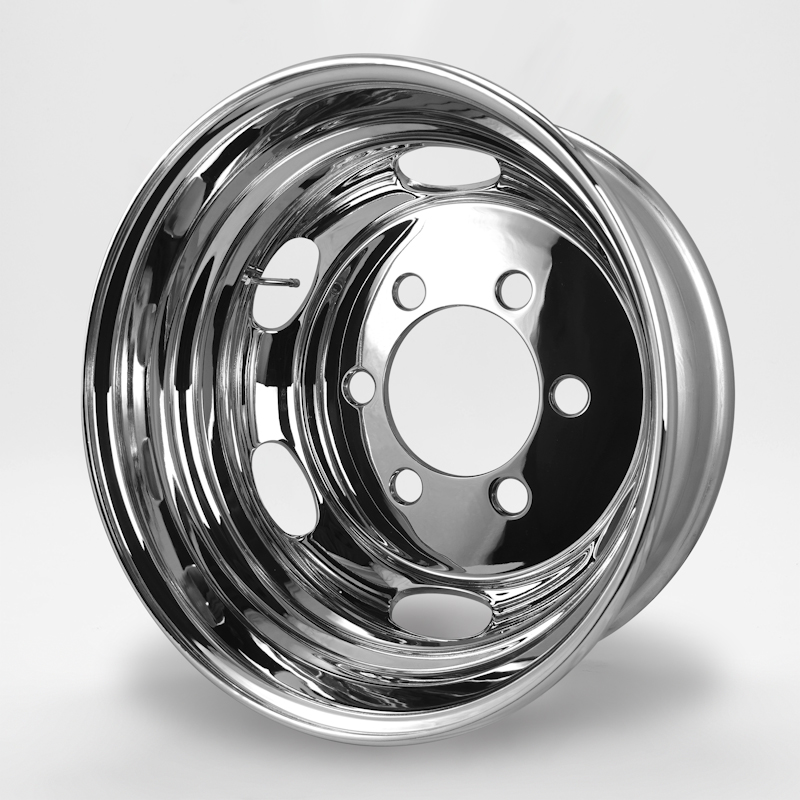DOT-X 大型 トラック用メッキホイール 19.5×6.75 JIS 6穴 リア用