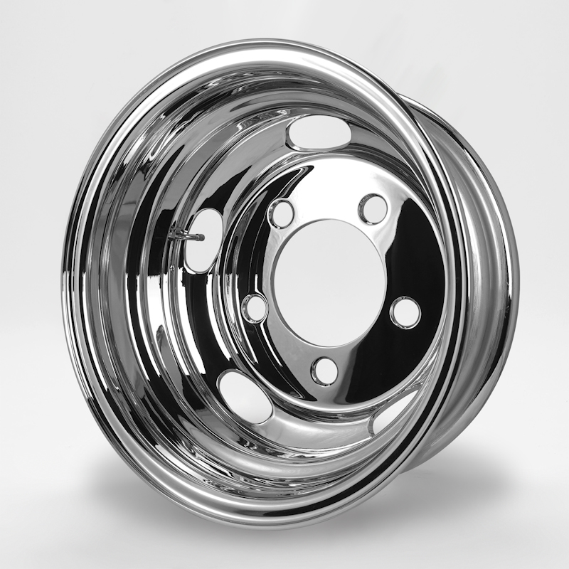 DOT-X トラック用メッキホイール 16×5.5 オフセット113 5穴 2t トヨタ ダイナ・日野 デュトロ リア用 中国製