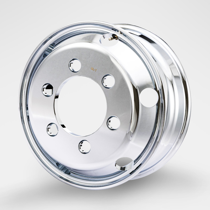 DOT-X トラック用 アルミメッキ ホイール アルミ メッキ加工 17.5×6.00 6穴 JIS オフセット135 中型 4トン 鍛造 中国製