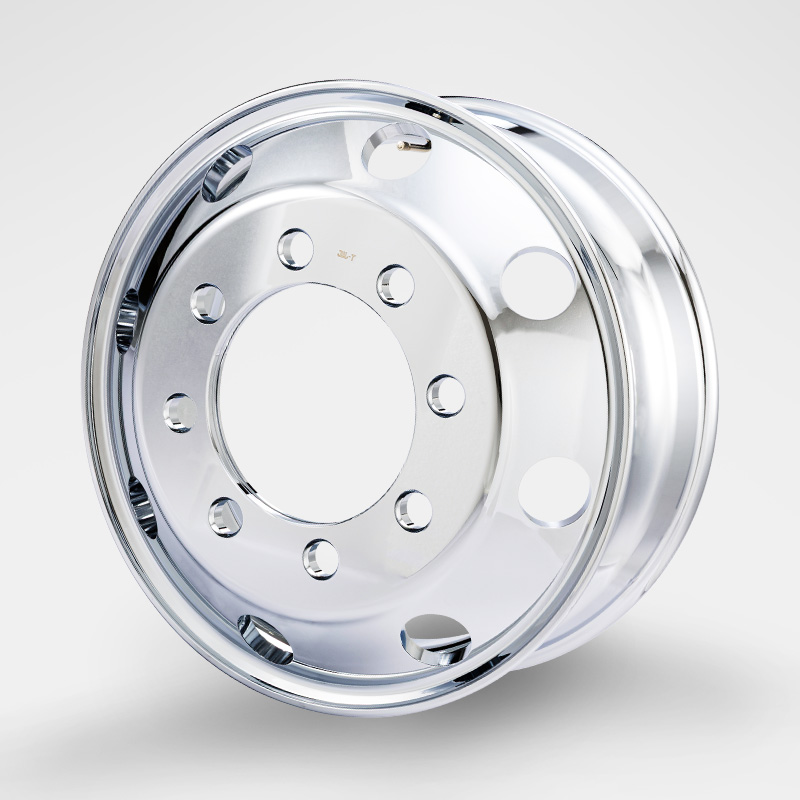 DOT-X トラック用 アルミメッキ ホイール アルミ メッキ加工 22.5×7.50 8穴 JIS 大型 ダンプ トレーラー 鍛造 中国製