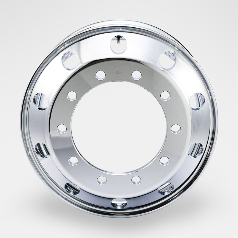 DOT-X トラック用 アルミメッキ ホイール アルミ メッキ加工 22.5×7.50 10穴 新ISO 大型 ダンプ トレーラー 鍛造 中国製