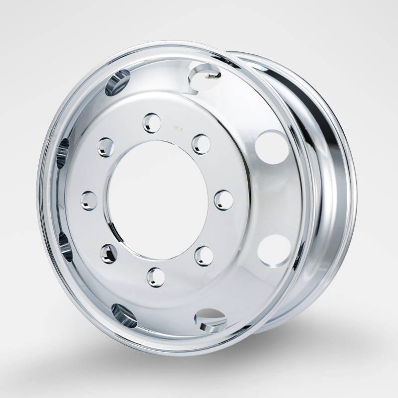 DOT-X トラック用 アルミメッキ ホイール アルミ メッキ加工 22.5×8.25 8穴 JIS 大型 ダンプ トレーラー 鍛造 中国製